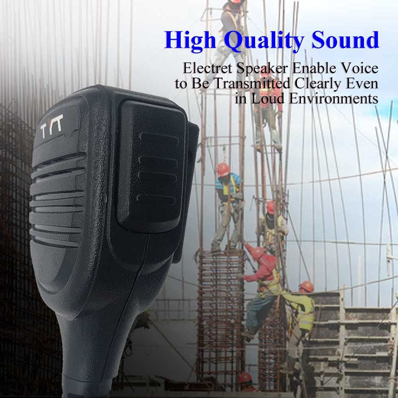 [Australia - AusPower] - TYT Handheld Microphone Speaker MIC TH-47 for MD-UV380 MD-UV390 TH-UV8000D UV-5R BF-888S Walkie Talkie 