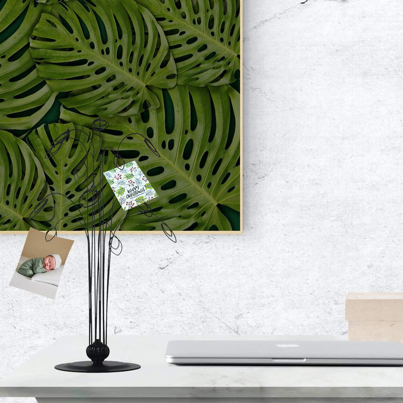[Australia - AusPower] - HOHIYA Photo Tree Holders Gift Card Money Picture Display Stand Christmas Wedding Greeting Birthday Party Gift Black 14 inch Black 