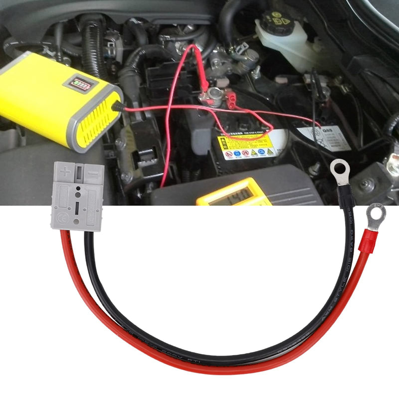 [Australia - AusPower] - 50A 600V Forklift Charger Battery Connector Charging Plug Forklift Battery Charger Connector with Extension Cable Forklift Battery Charging Cable 