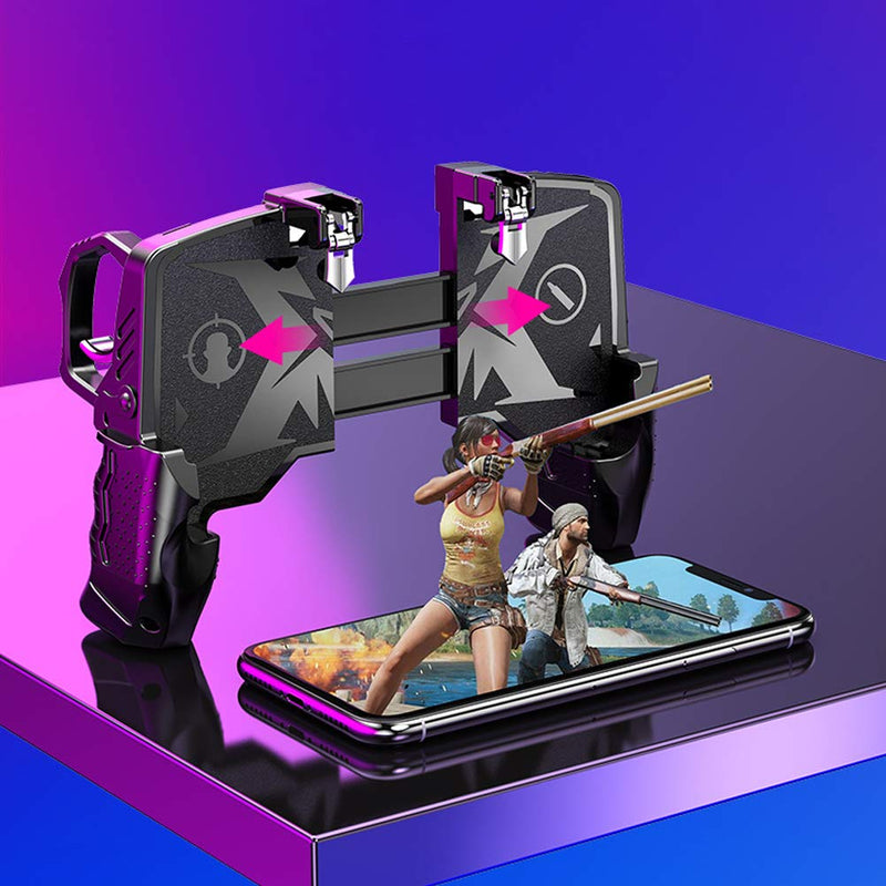 [Australia - AusPower] - Mobile Controller,Aim Keys L1R1 and Gamepad Knives Out/Rules of Survival,Cellphone Game Trigger,Battle Royale Sensitive Shoot (Mobile Game Controller M) Mobile Game Controller M 