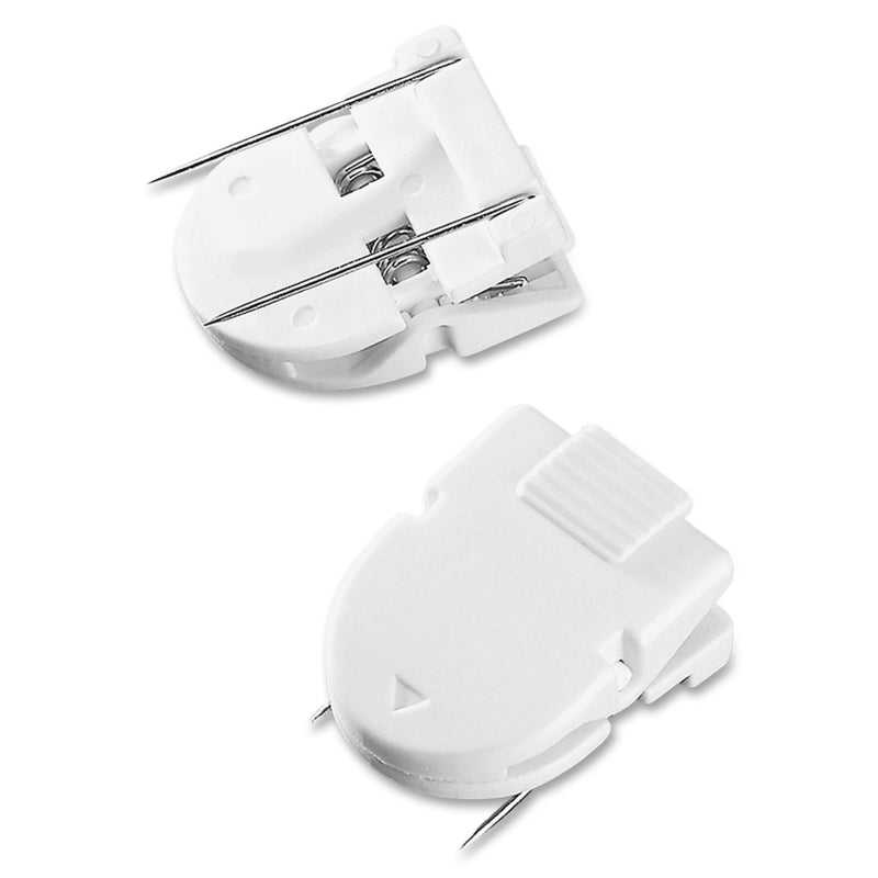 [Australia - AusPower] - 1InTheOffice Cubicle Clips for Fabric Walls, White Cubicle Wall Clips, 24/Pack 