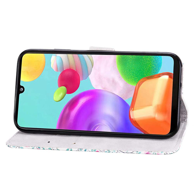 [Australia - AusPower] - QIVSTAR Case Compatible for Samsung Galaxy A31 3D Design Soft PU Leather case Magnetic Wallet Full Body Protective Case with Stand Flip Folio Case for Samsung Galaxy A31 Flower Elephant CY2 CY2-1: Flower Elephant 