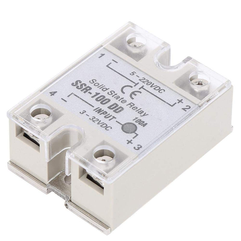 [Australia - AusPower] - SSR-100, DC-DC Solid State Relay 5-220V DC with Non-Contact Switch, SSR-100 DD 