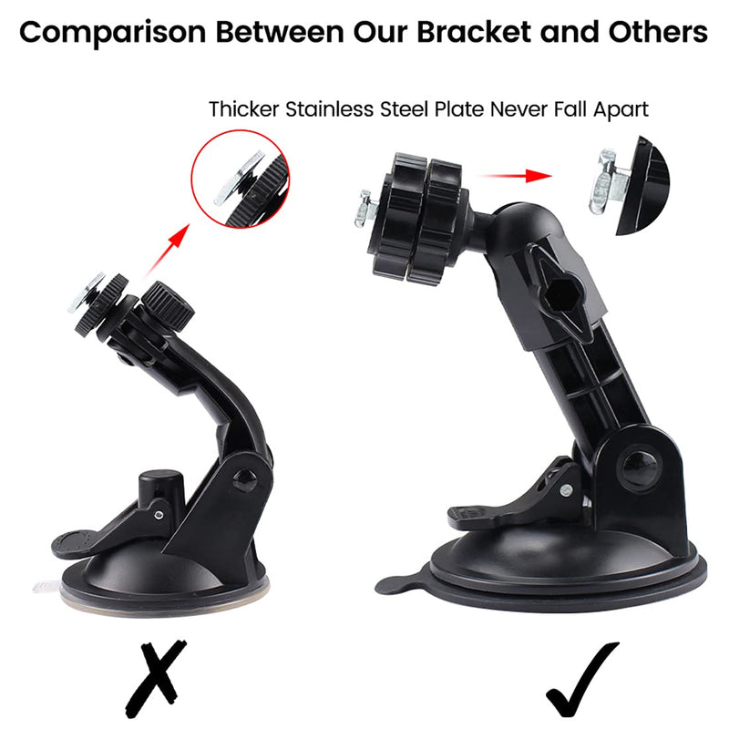 [Australia - AusPower] - Vehicle Windshield Suction Cup Bracket for 7Inch 9 Inch Display Monitor, GreenYi Super Powerful Mount Holder for Most Sizes of Monitors in Backup Monitoring System 