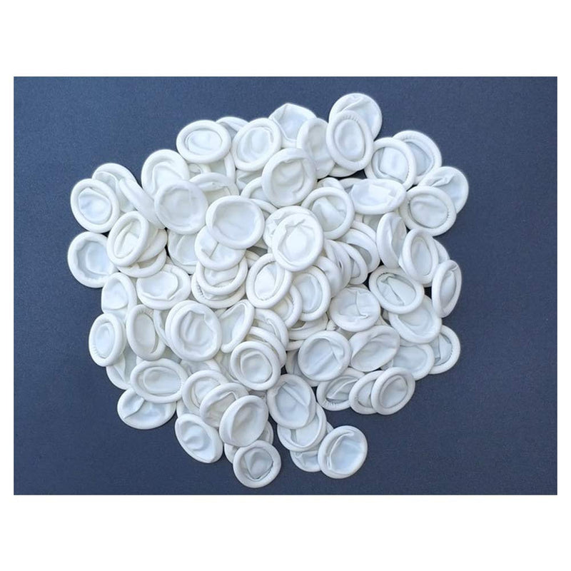 [Australia - AusPower] - ANSLYQA Finger Cots Latex (Medium,1200 Pcs) Disposable Finger Covers Anti Static Rubber Fingertips Protective for Electronic Repair,Crafting Industrial Apply Medium (1200 Count) 