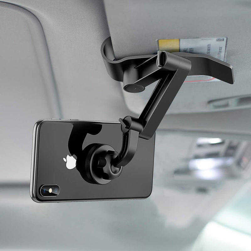 [Australia - AusPower] - WixGear Universal Visor Magnetic Car Mount Holder, for Cell Phones with Fast Swift-Snap TM Technology, Magnetic Cell Phone Mount (Visor Mount) 