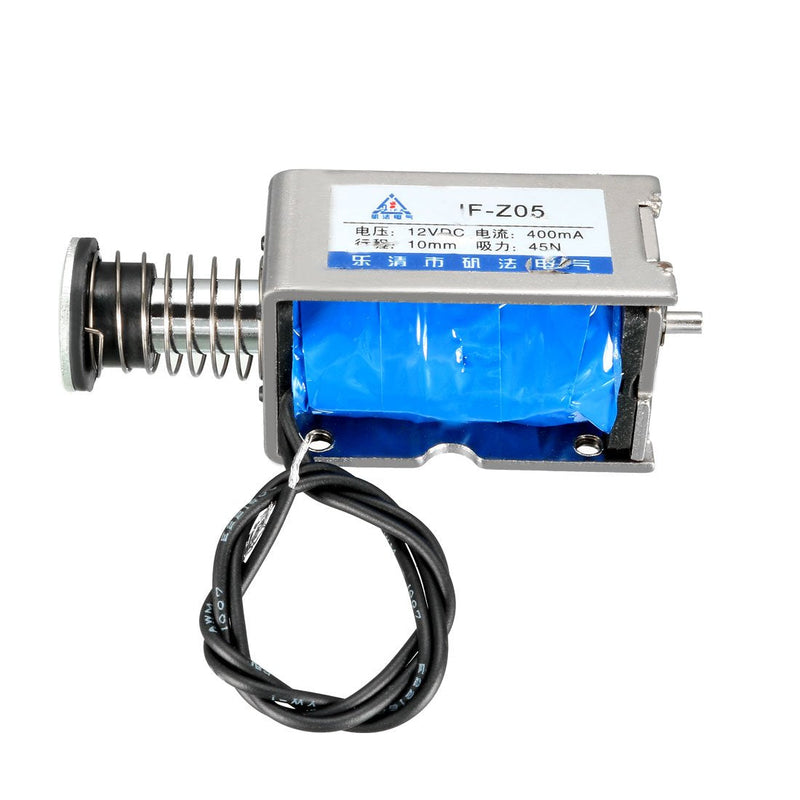 [Australia - AusPower] - uxcell DC 12V 45N 10mm Stroke Pull Push Type Open Frame Solenoid Electromagnet Linear Motion JF-Z05 