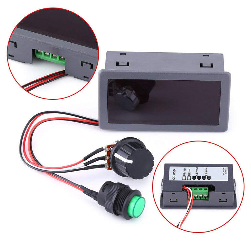 [Australia - AusPower] - DC Motor Speed Controller Universal DC 6V 12V/24V Speed Controller Digital Display with IR Remote For Car Truck Motor Driver Heater Controller 