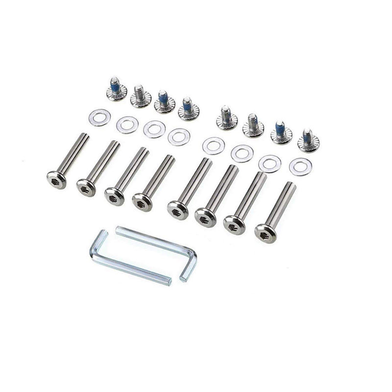 [Australia - AusPower] - Trolleyshop OD 15/64" (6mm) Shaft Hex Socket Screw Inline Skate Wheel Roller Blades Replacement Skate Wheel Axles Repair kit (30mm/35mm) 