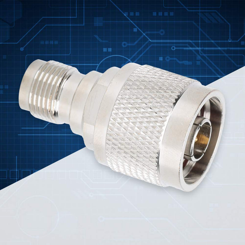 [Australia - AusPower] - ASHATA Straight Adapter Connector,2PCS N Male to TNC Female Adapter,High Performance Portable Gold-Plated Connector,Convenient and Easy to Use 