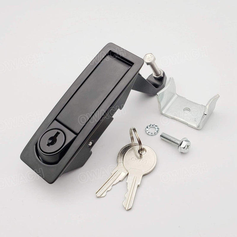 [Australia - AusPower] - OWACH 2 Pack Compression Latches (AL-919-2L) Flush Lever Adjustable Grip Range 0.91"-1.81", Replace C2-33-25 (with Locking, Grip Range 0.91"-1.81") With locking, Grip Range 0.91"-1.81" 