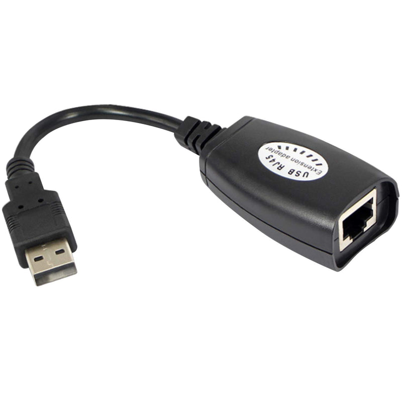 [Australia - AusPower] - OUOU USB 2.0 to RJ45 Adapter RJ45 LAN Cable Extension Cable USB Extender Over Cat5/Cat5e /Cat6 Cable 