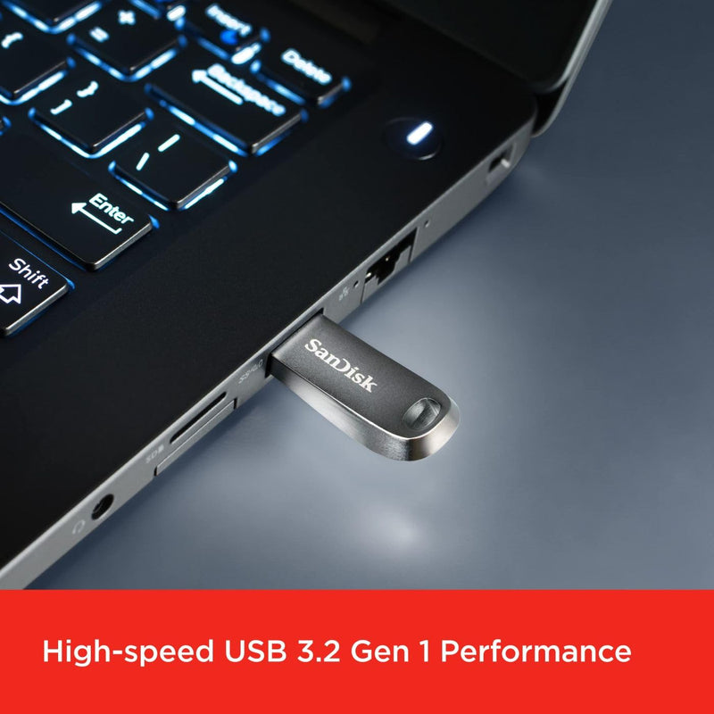 [Australia - AusPower] - SanDisk 512GB Ultra Luxe USB 3.2 Gen 1 Flash Drive - SDCZ74-512G-GAM46 Up to 400 MB/s 