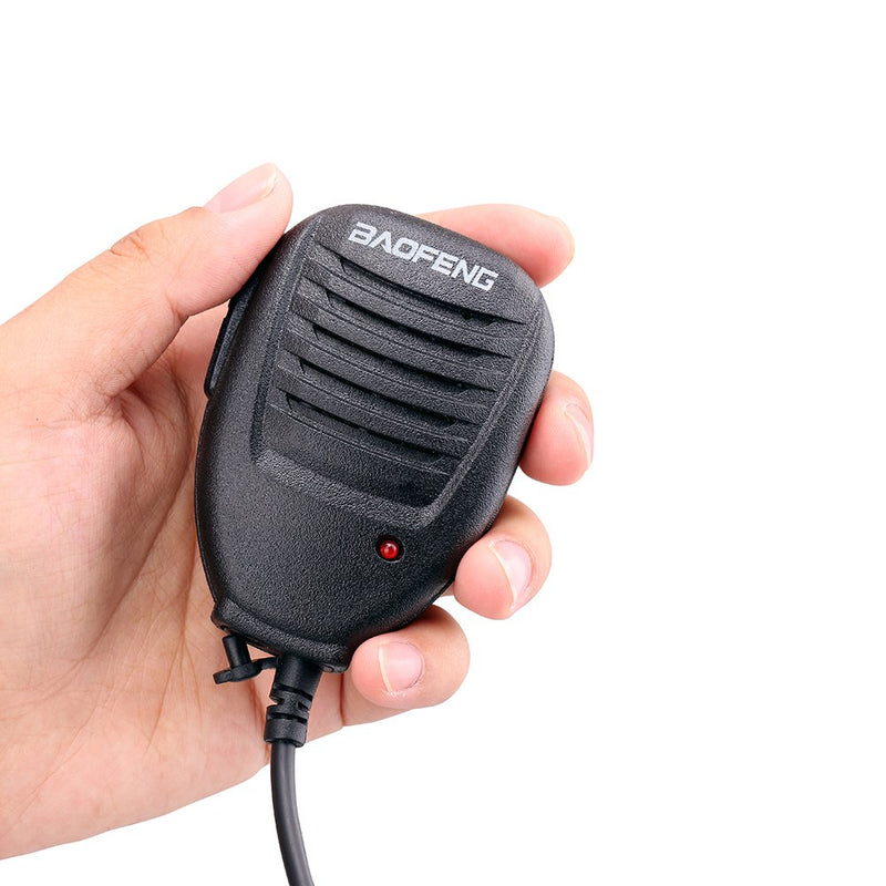 [Australia - AusPower] - Walkie Talkie Handheld Speaker Mic, Shoulder Microphone for BaoFeng UV-5R 5RA 5RB 5RC 5RD 5RE 5REPLUS 3R+ Two Way Radio Accessories (2 Pack) 