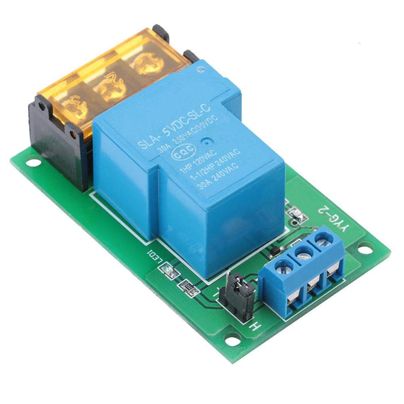 [Australia - AusPower] - YWBL-WH Relay Module One Way 30A Optocoupler Isolation Relay Module High Power Relay High/Low Level Trigger YYG-2(5VDC) 