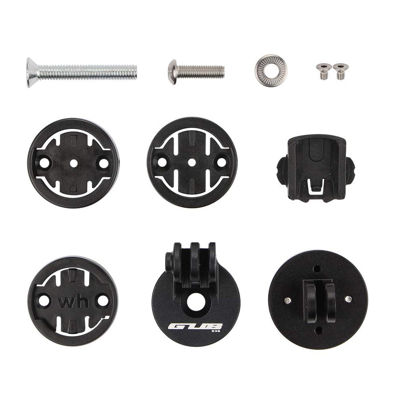 [Australia - AusPower] - Bike Computer Stem Top Cap Mount Holder Compatible with Garmin Edge Compatible with Wahoo Elemnt Compatible with Bryton Compatible with Cateye,Angle Adjustable 