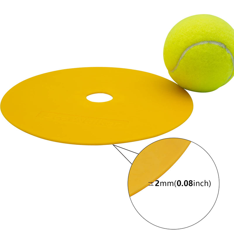 [Australia - AusPower] - Eco Walker 6inch Non-Skid Flat Cone Spot Markers for Sports Speed Agility Training With hole 
