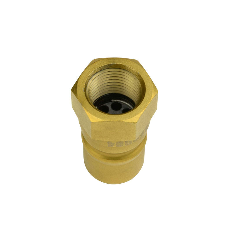 [Australia - AusPower] - TEMCo 3/8" Female NPT Thread 3/8" Body Pair Hydraulic Coupler ISO 7241B Ball Valve Quick Connect for Tractors and Ag Equipment Fits Pioneer Parker Format - HF0066 (HF0064 + HF0065) 