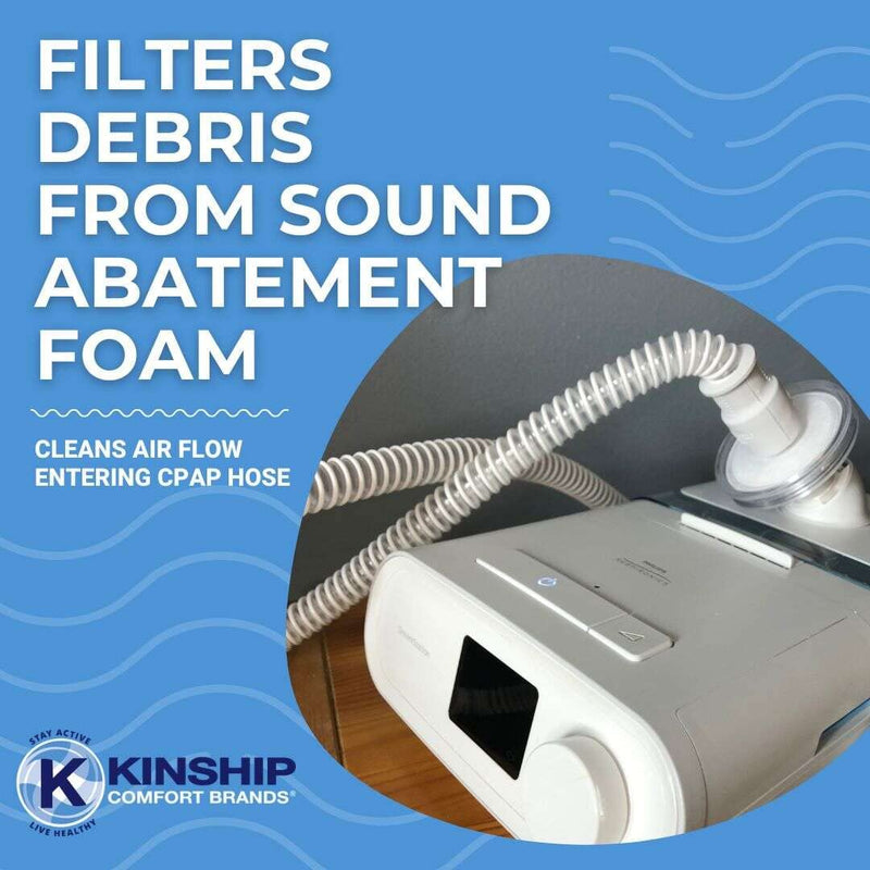 [Australia - AusPower] - CPAP/BIPAP Inline Filter | Filters Out Moisture to Improve Your CPAP Experience | Available in 5, 10, 25 & 50 Packs Filters Over 99.99% of Contaminants 
