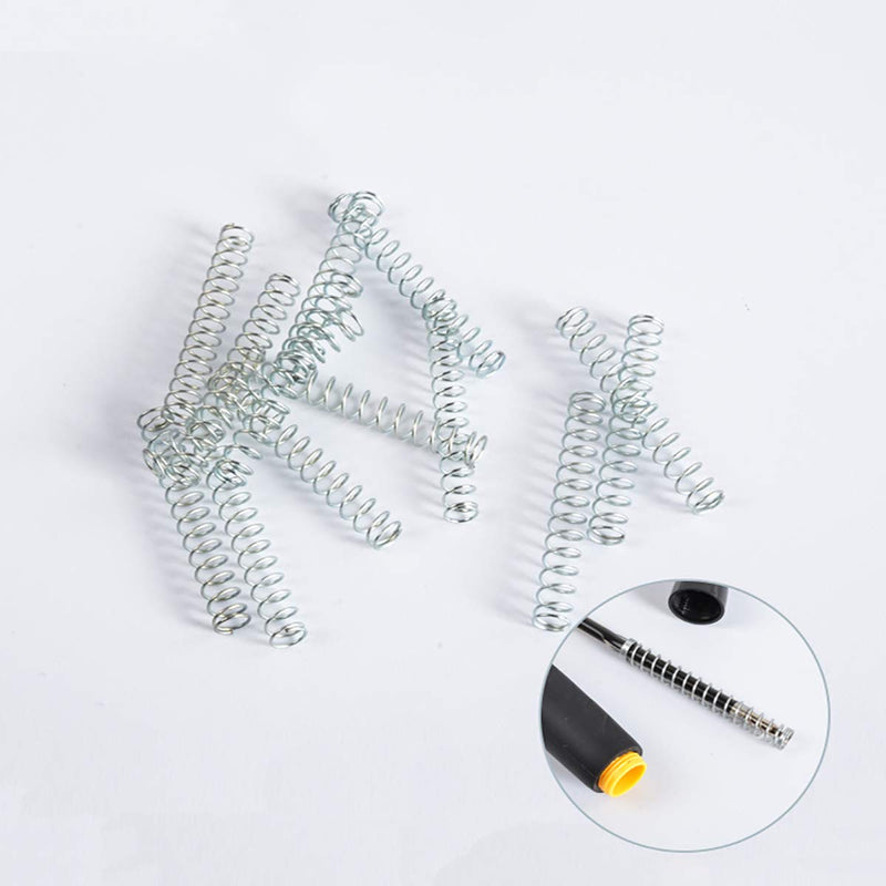 [Australia - AusPower] - 100PCS Customized Galvanizing Zinc Plated Steel Wire Metal Small Constant Ballpoint Pen Compression Springs 0.4mm Wire Diameter*4mm Out Diameter*25mm Length 
