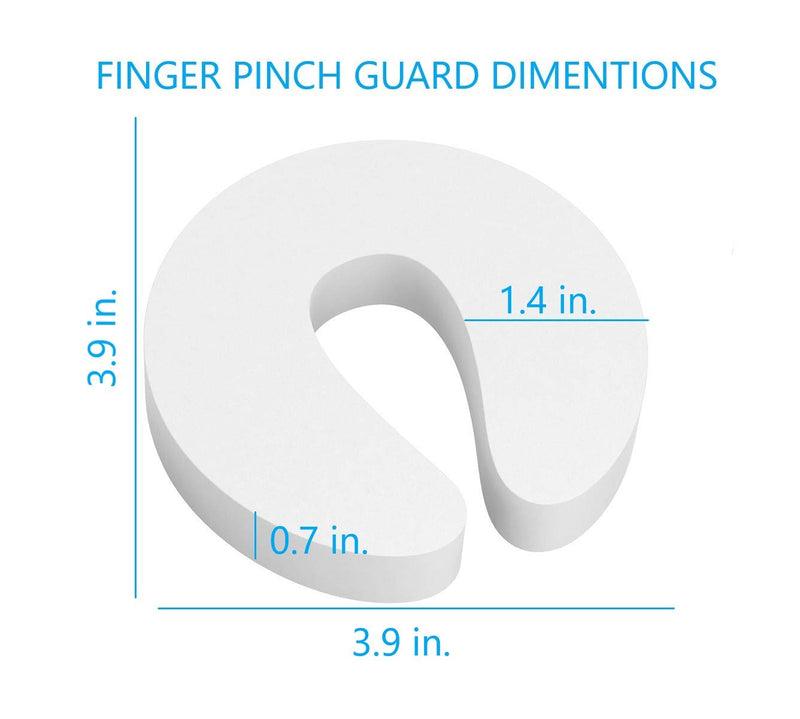 [Australia - AusPower] - Door Pinch Guard and Door Slam Stopper 6pk. Use Safety Door Guard Made of Soft Foam to Keep Door Open. Serves As a Door Protector for Kids by Arcleer 