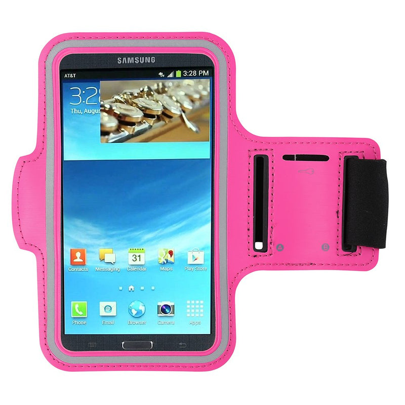 [Australia - AusPower] - Sport Running Gym Jogging Cell Phone Armband Pouch Case for Samsung Galaxy S22 Ultra S22+ S21 Ultra S20+ 5G S20 Ultra Motoroa Moto G Power 2021 Google Pixel 6 Pro (Pink) Pink 