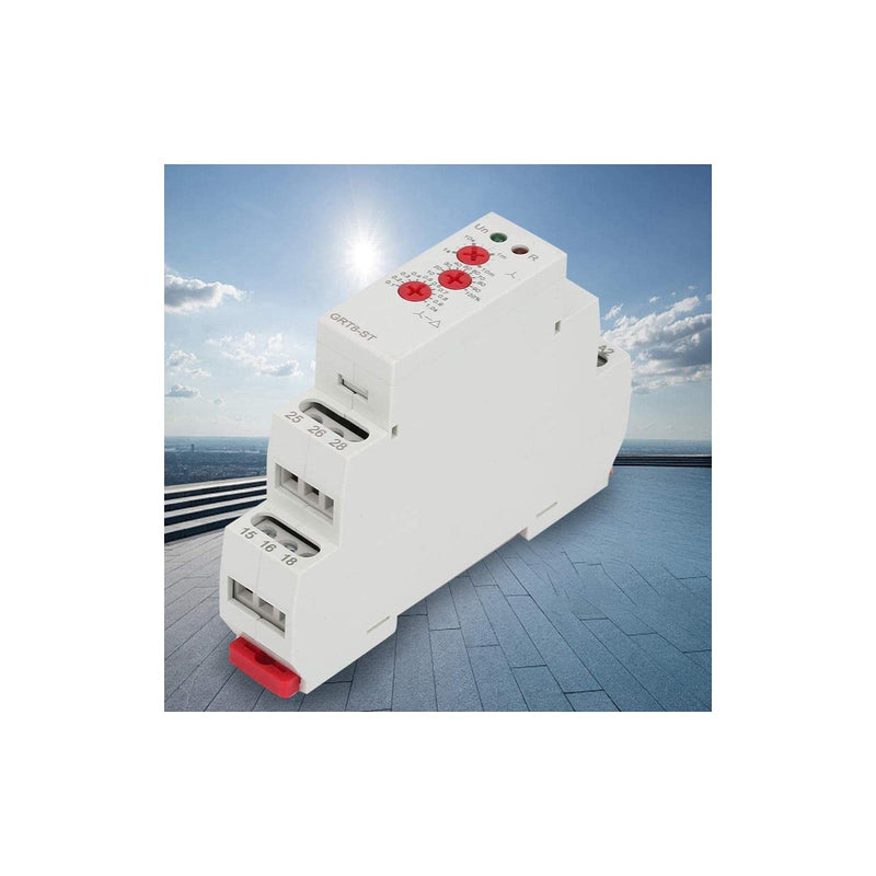 [Australia - AusPower] - Star Delta Timer Soft Starter, Timer Delay Relay Motor Starter, for Star Delta Motor Start Control (AC/DC12V~240V) AC/DC12V~240V 