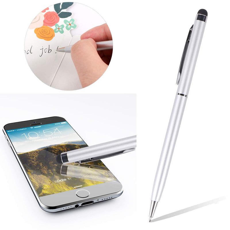[Australia - AusPower] - Harapu 2 in 1 Capacitive Stylus Ballpoint Pen Stylus for iPad, Tablet, iPhone, Kindle, Samsung and Other Touch Screen Devices, 5 Pack 