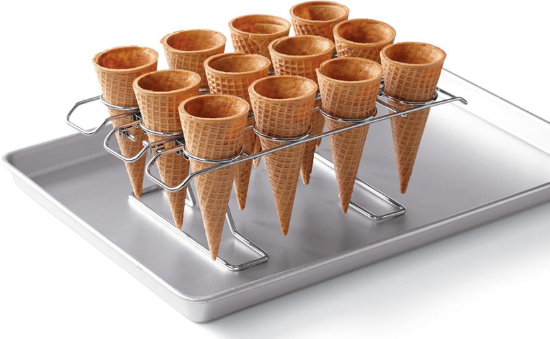 [Australia - AusPower] - Wilton Cupcake Cones Baking Rack, 12-Cavity Ice Cream Cone Cupcakes Holder 1 