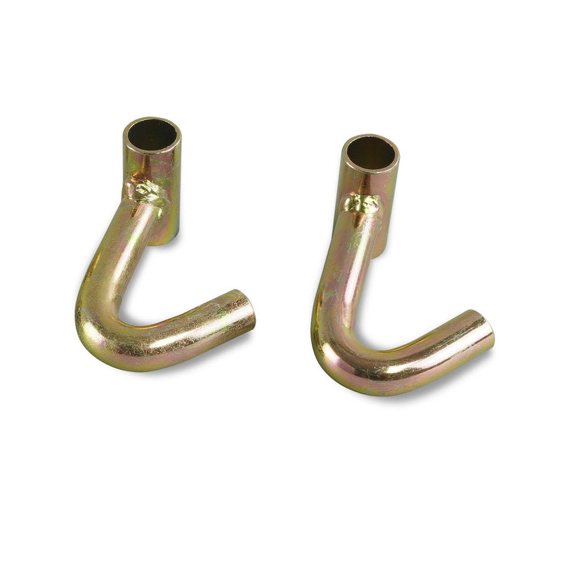 [Australia - AusPower] - JOYOKYOPK Finger Tube J Hook Compatible with 2 Inch Ratchet Straps, for Car Hauler Straps Tie Down Cargo in Trucks, Trailers, Tow Dolly (2 Pack J Hook) 2 Pack J Hook 