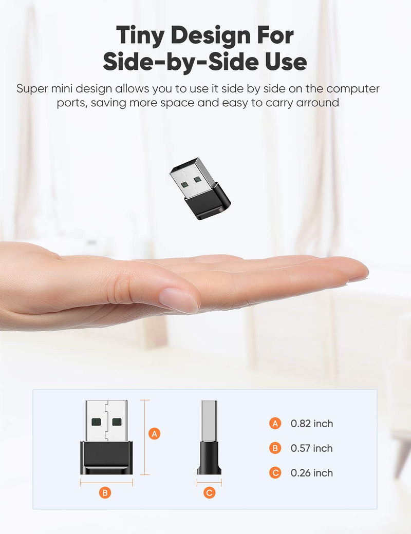 [Australia - AusPower] - USB C Female to USB Male Adapter (4 Pack), Snowkids Type C to USB A Charger Cable Adapter for iPhone 11 Pro Max 