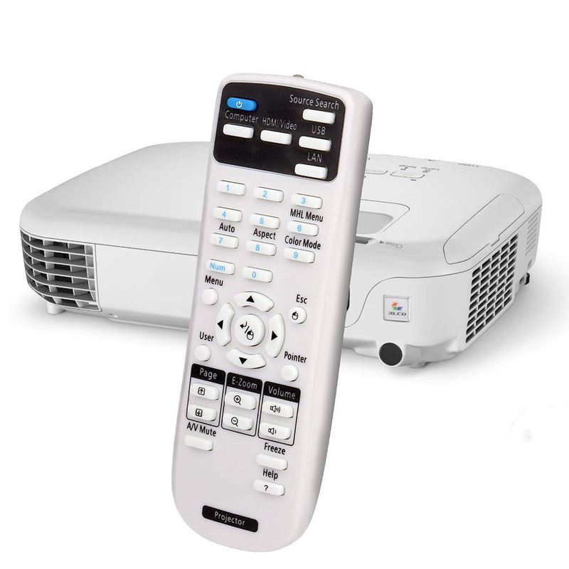 [Australia - AusPower] - ESolid Replacement Projector Remote Control for 1648806 EX3200 EX3240 EX5240 EX5250 EX7240 EX9200 VS240 VS340 VS345 PowerLite 1224 1264 1284 Home Cinema 1040 640 740HD S31 U32 W04 W32 Controller 