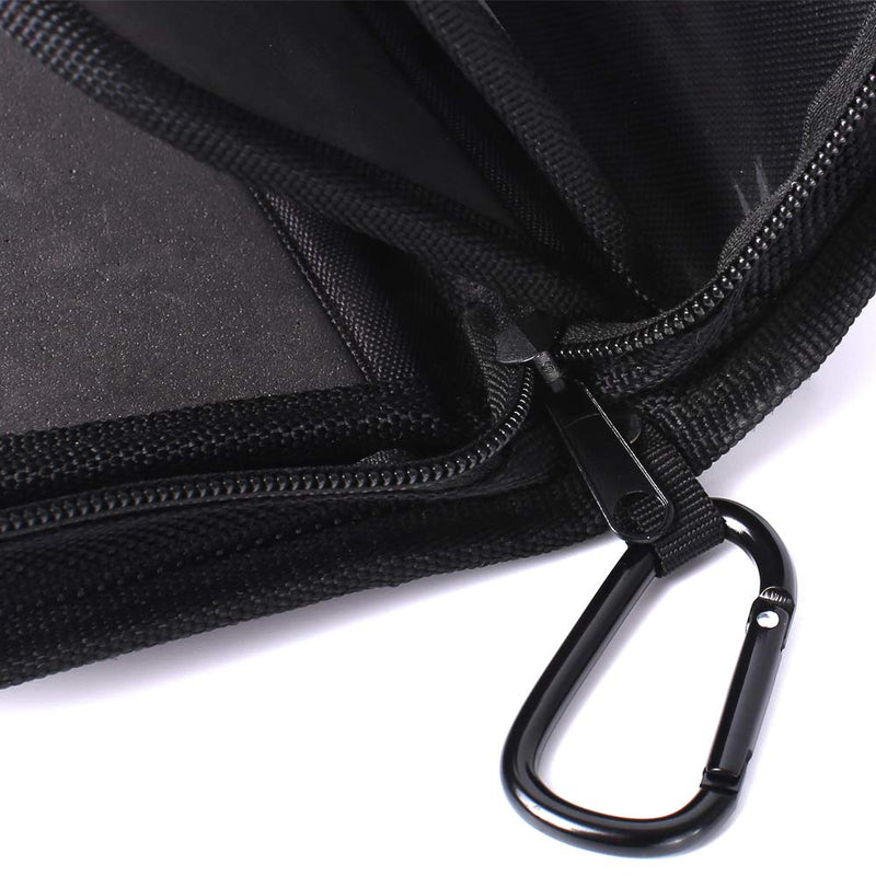 [Australia - AusPower] - Kylebooker Fishing Lure Storage Bag Spinner Baits Wallet Case Black 