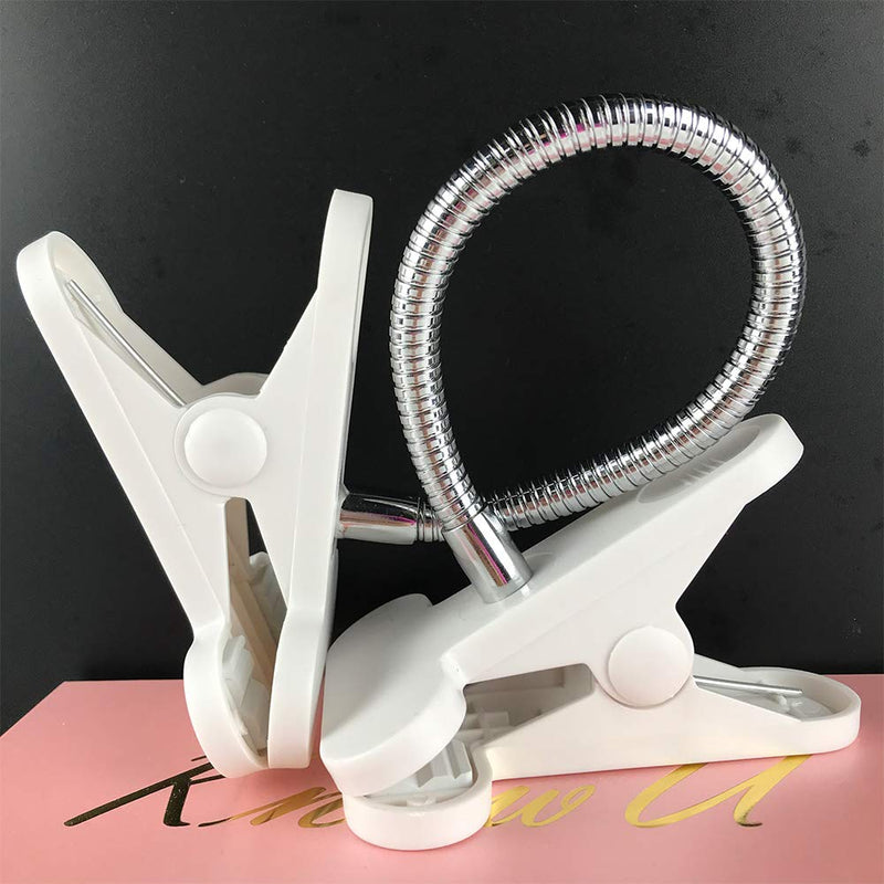 [Australia - AusPower] - Gooseneck Bed Phone Holder Mount Flexible Long Arm Clip Clamp for Desk, Nail Practice Hands Bendy Lazy Bracket Bedside Stand CL04 