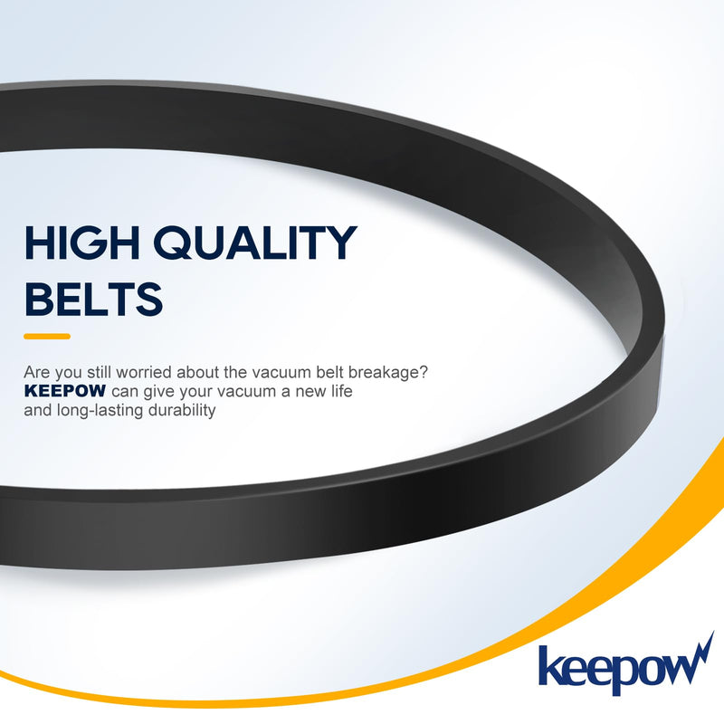 [Australia - AusPower] - KEEPOW Style R Replacement Belt for Eureka 4870 4872 4874 4875 4880 4885 Series Boss SmartVac, Replace Part 61110, 61110A, 61110B, 61110C (2 Pack) 