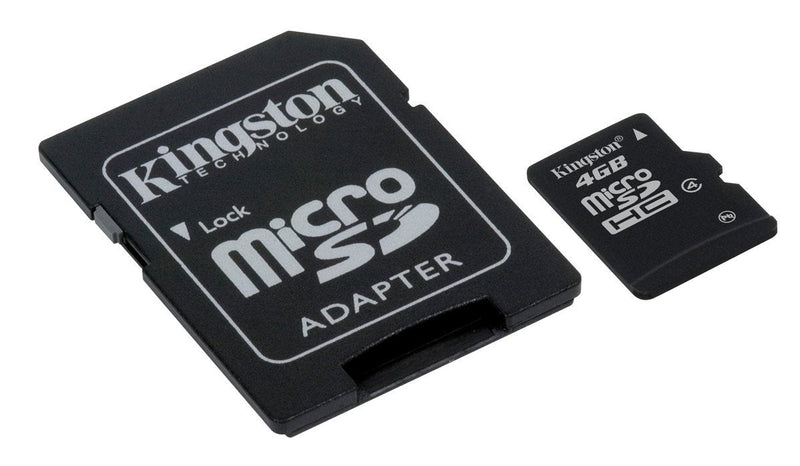 [Australia - AusPower] - Kingston 4 GB microSDHC Class 4 Flash Memory Card SDC4/4GB Standard Packaging 