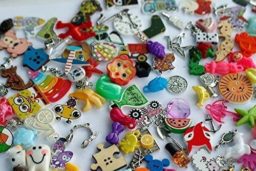 [Australia - AusPower] - Small Mixed I Spy trinkets for I spy Bag/Bottle, DIY Projects, Crafts, Scrapbooking, 1-3cm, Set of 50 trinkets 