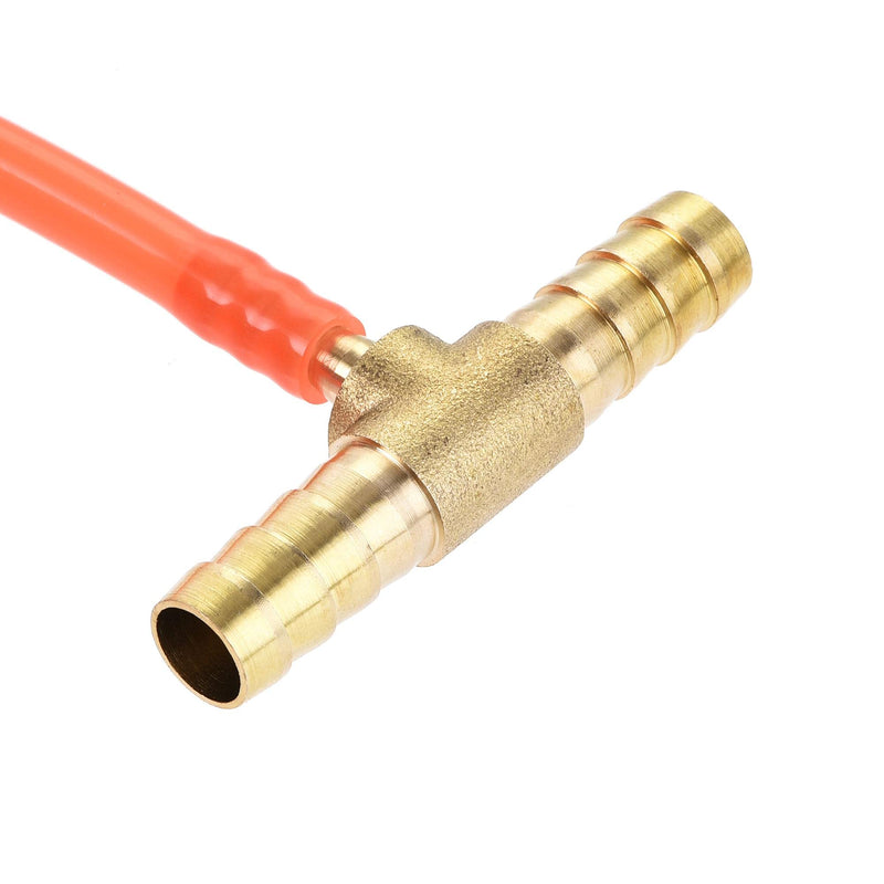 [Australia - AusPower] - uxcell Reducing Barb Hose Fitting Tee T Shape Pipe Connector Brass 5/16" x 5/16" x 3/16" 2Pcs 5/16" x 5/16" x 3/16" 
