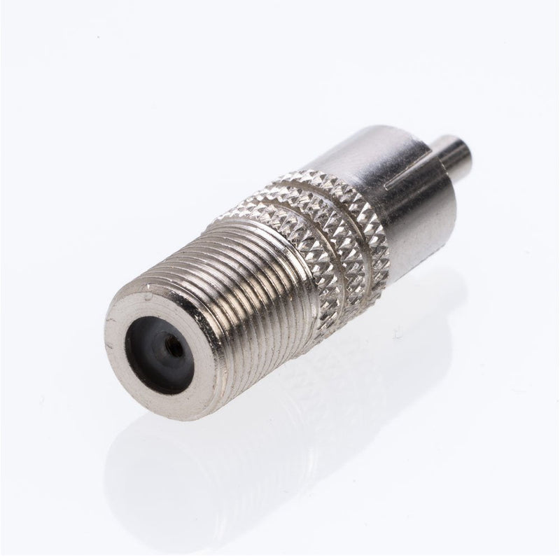 [Australia - AusPower] - Cctv4Less RCA Male to F Female Coax Adapter AV Coaxial Connector for Audio Video (10/20/30/50/100 Pack) (50) 50 