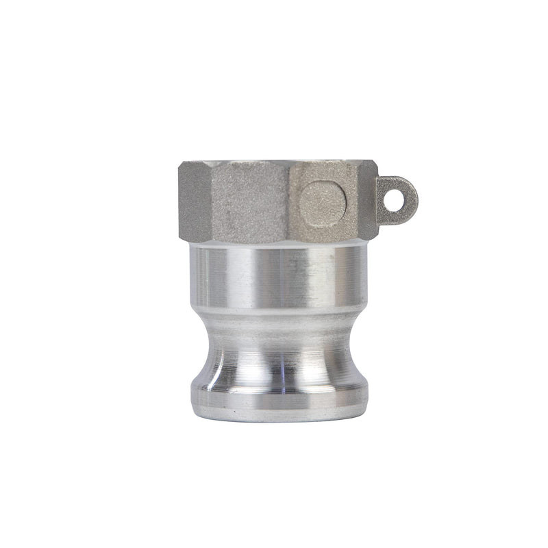 [Australia - AusPower] - Quafwia 2 pcs Aluminum cam lock fittings (1" Part A) cam groove hose fitting camlock fittings , Male Adapter Female NPT Thread camlock fitting (1‘’) 1‘’ 