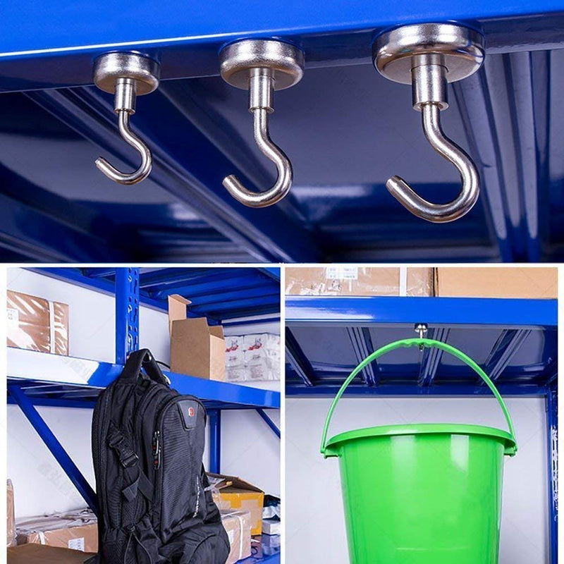 [Australia - AusPower] - DIYMAG Magnetic Hooks, 22Lbs Strong Magnet Hooks for Kitchen, Home, Cruise, Workplace, Office and Garage, Pack of 20 22lbs 20P 