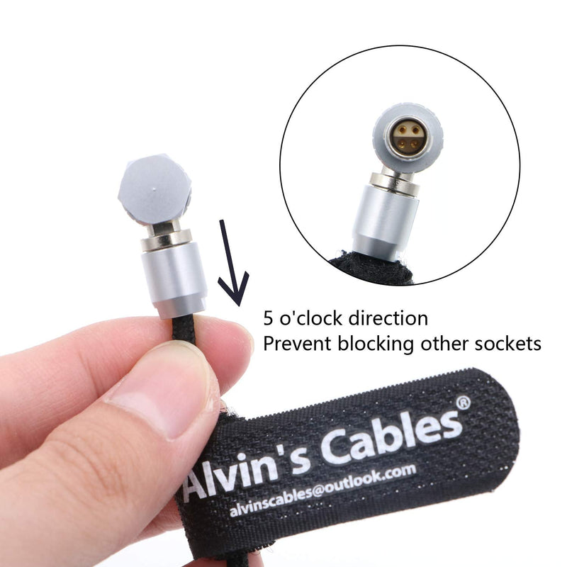 [Australia - AusPower] - Alvin's Cables Z CAM Power Cable Right Angle 4 Pin to D-Tap Flexible Cable for Z CAM E2 Camera 30CM Right angle 4 pin Flexible 