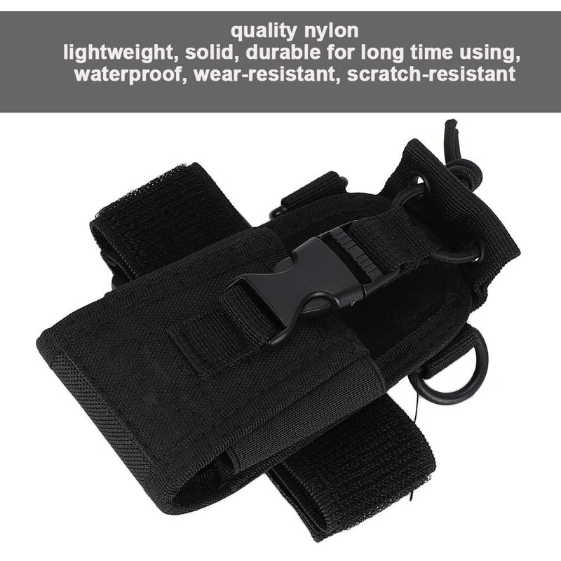 [Australia - AusPower] - PUSOKEI Tactical Universal Radio Holster Versatile Arm Bag Carry Pouch Case Holder for UV-5R UV-82 Walkie Talkie Heavy Duty Holder Case 