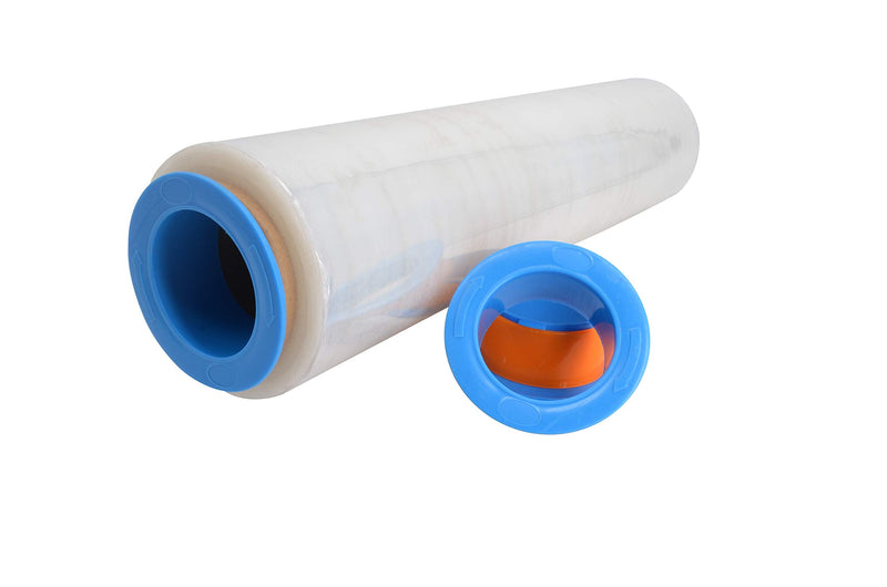 [Australia - AusPower] - Elfjoy 1 Pair Blue Color Stretch Hand Saver Wrap Dispensers Fits Any 3" Wrap Film Core (Blue) 2 Pairs Blue 