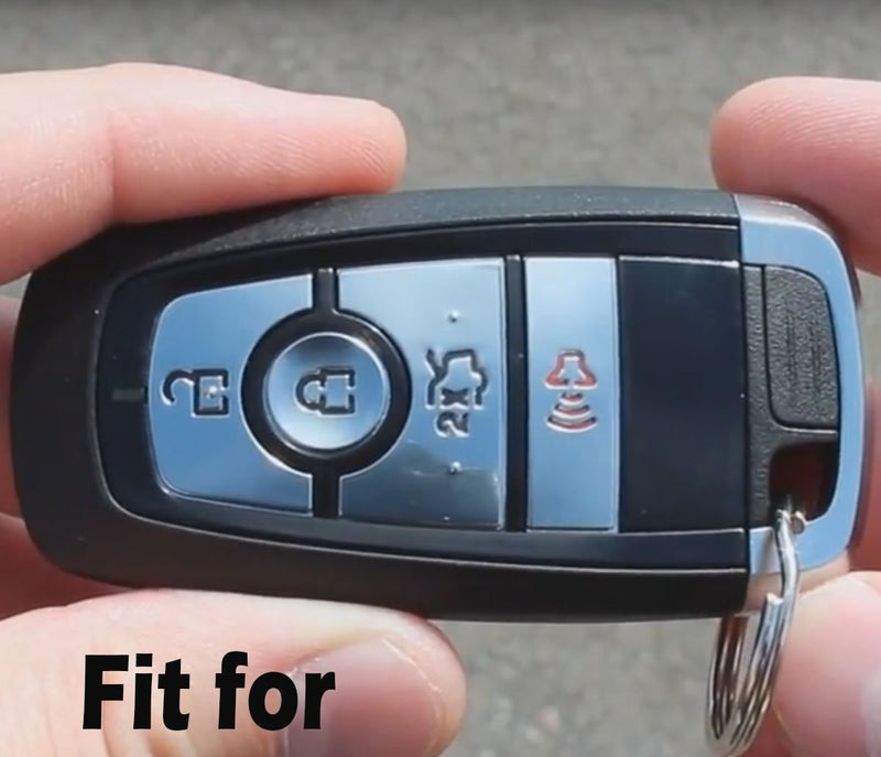 [Australia - AusPower] - XUHANG Sillicone key fob Skin key Cover Remote Case Protector Shell for 2017 2018 2019 2020 Fusion Smart Remote blue 