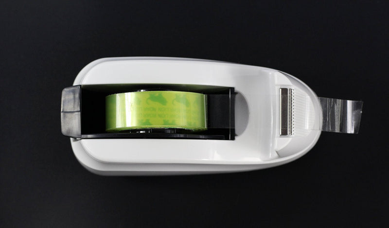 [Australia - AusPower] - BeeChamp Heavy Base Nonskid Desk Tape Dispenser One-Hand Dispensing (White) 