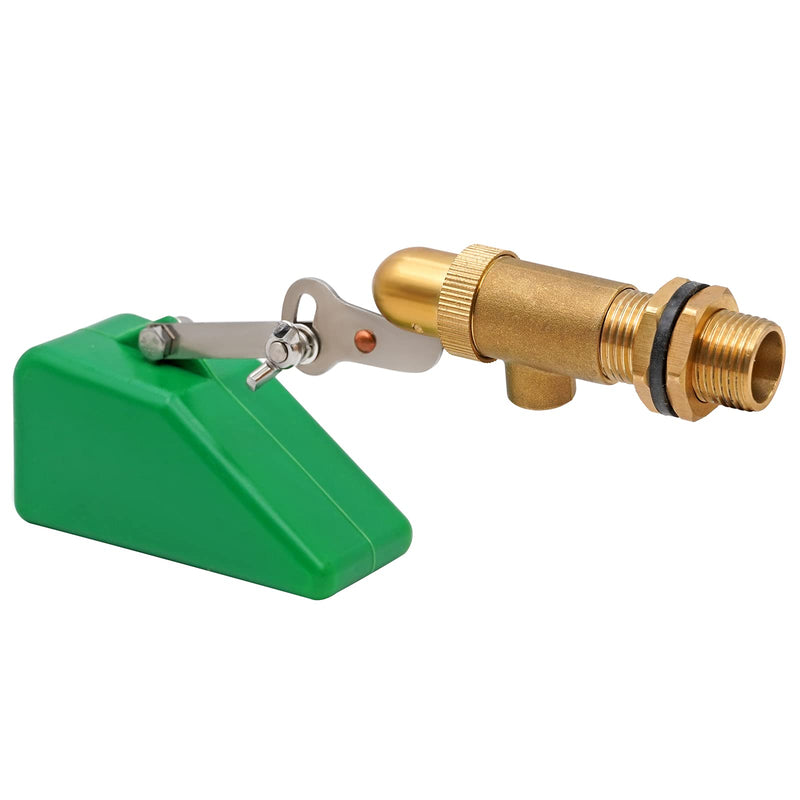 [Australia - AusPower] - Brass Float Valve 1/2 inch Float Ball Valve Automatic Fill Adjustable Float Ball Valve for Livestock Waterer, Water Tank, Aquariums 