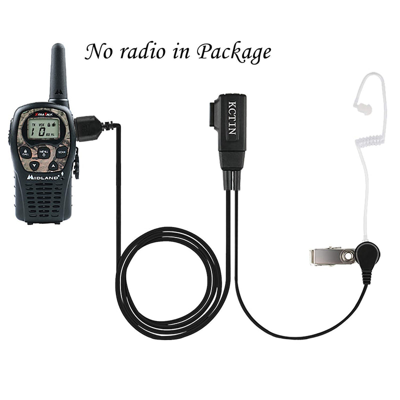 [Australia - AusPower] - Walkie Talkie Headset for Midland with Mic Security Earpiece for GXT1000VP4 LXT500VP3 GXT1050VP4 GXT1000XB (6 Packs) 
