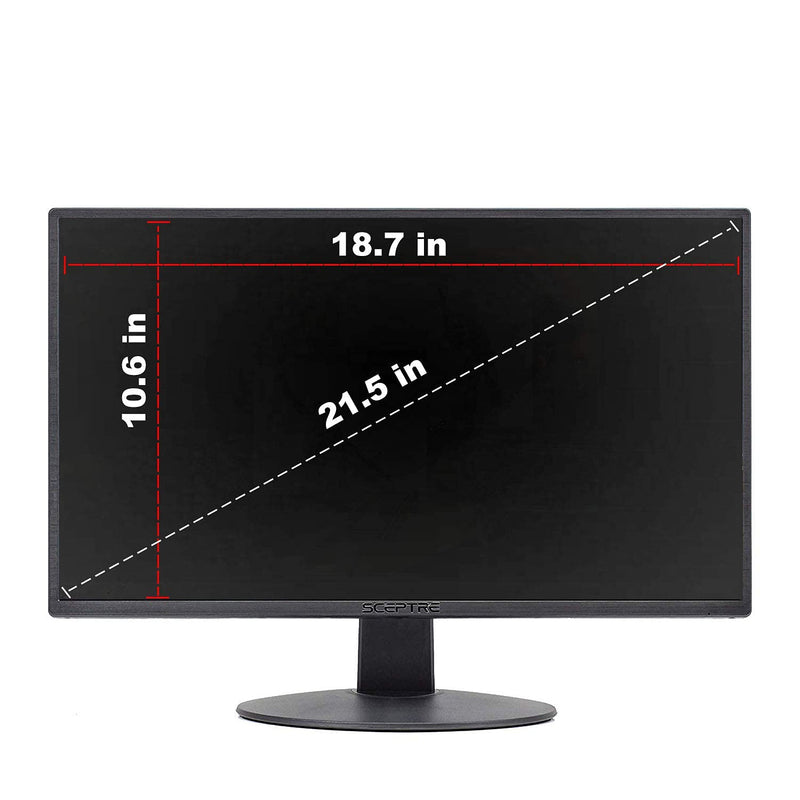 [Australia - AusPower] - 21.5 Inch Anti Glare Screen Protector Fit Diagonal 21.5 Inch Desktop with 16:9 Widescreen Monitor, Reduce Glare Reflection and Eyes Strain, Fingerprint-Resist (18 3/4 x 10 9/16 Inch)-3Pcs 