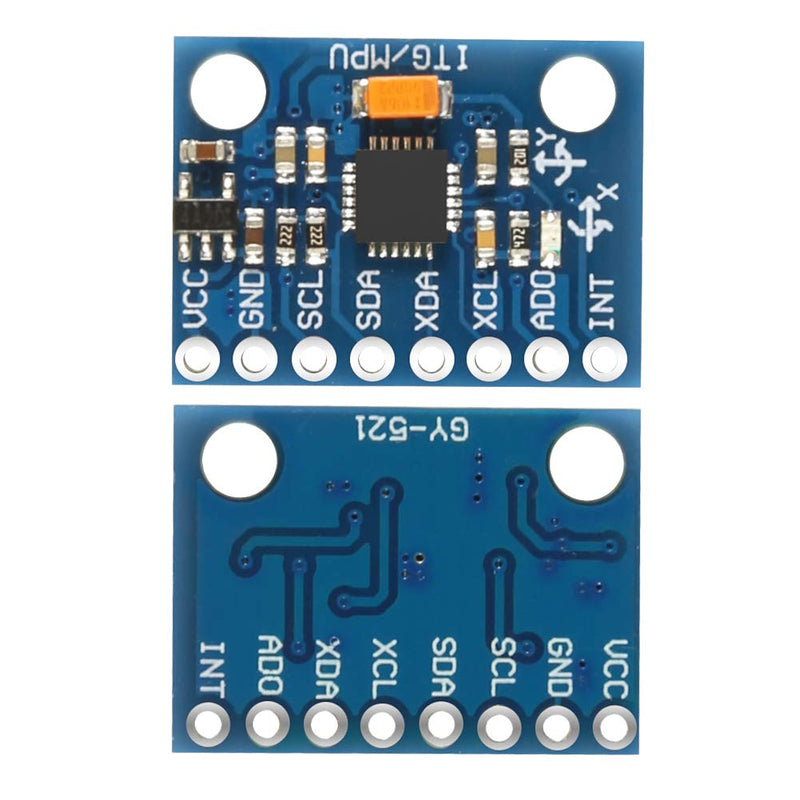 [Australia - AusPower] - 10 Pcs GY-521 MPU-6050 MPU6050 Module,6 DOF MPU-6050 3 Axis Accelerometer Gyroscope Sensor Module 16Bit AD Converter Data Output IIC I2C DIY Kit for Arduino (10PCS) 10PCS 